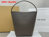 The Row Medium N S Park Tote in Grey Leather Replica