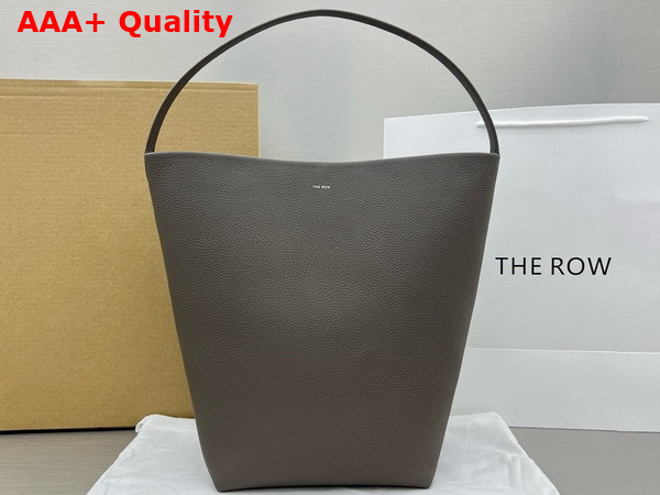 The Row Medium N S Park Tote in Grey Leather Replica