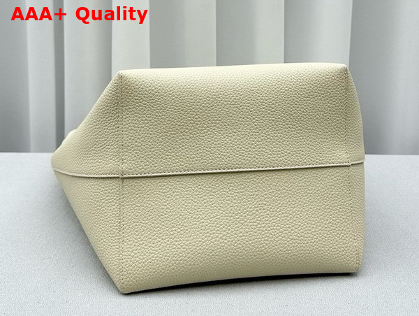 The Row Medium N S Park Tote in Ivory Leather Replica