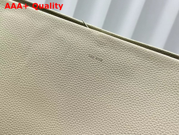 The Row Medium N S Park Tote in Ivory Leather Replica