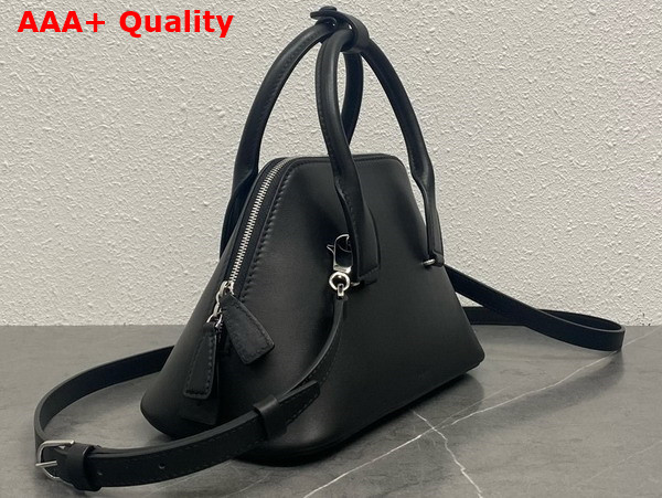 The Row Mini Devon Bag in Black Leather Replica
