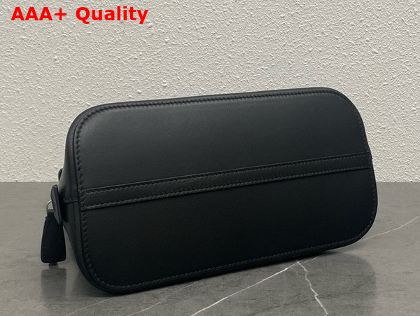 The Row Mini Devon Bag in Black Leather Replica