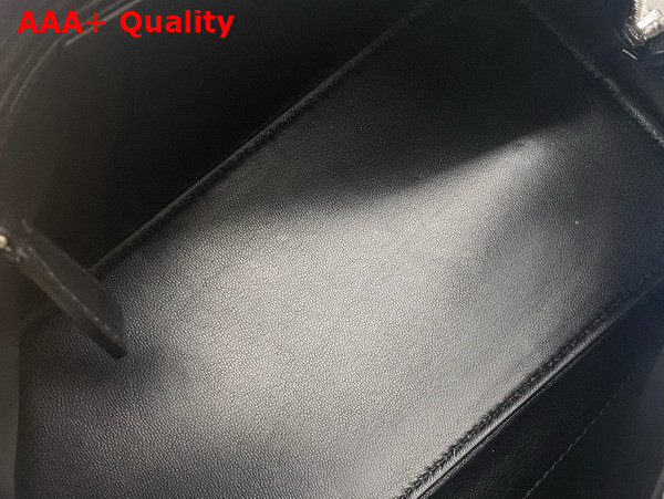 The Row Mini Devon Bag in Black Leather Replica
