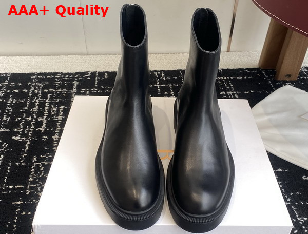 The Row Nobilis Fast Boot in Black Leather Replica