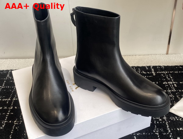 The Row Nobilis Fast Boot in Black Leather Replica