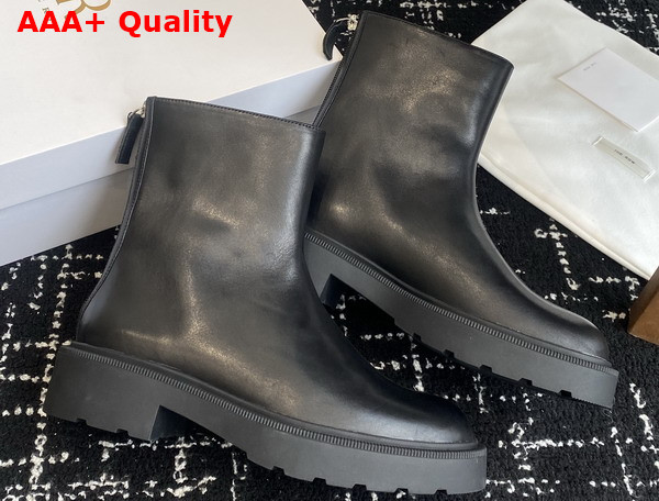 The Row Nobilis Fast Boot in Black Leather Replica