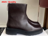 The Row Nobilis Fast Boot in Lacquer Brown Leather Replica