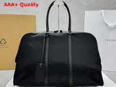 The Row Nylon Duffle Bag in Black Replica