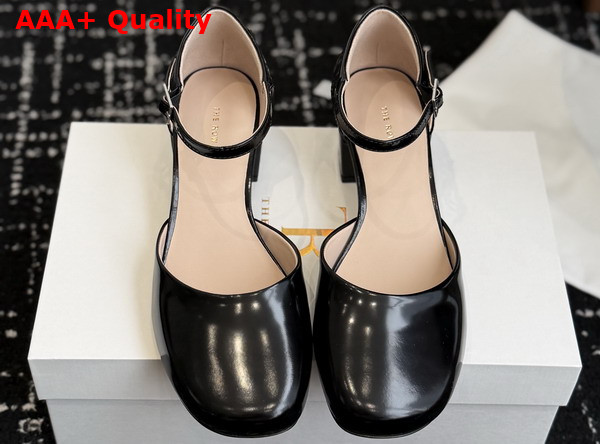 The Row Penelope Ankle Strap Heel Black Replica