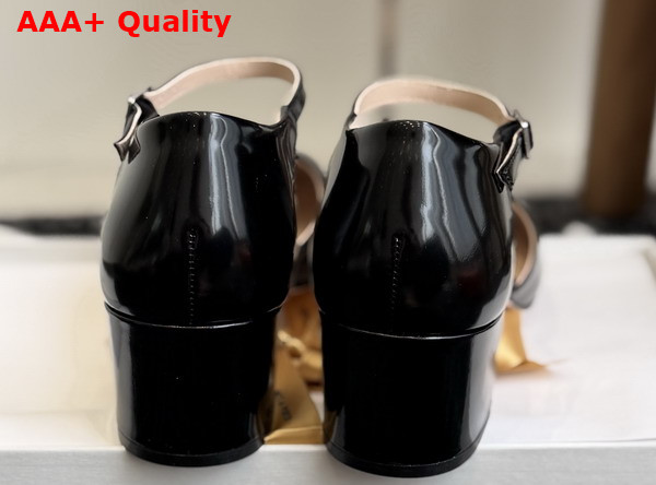 The Row Penelope Ankle Strap Heel Black Replica