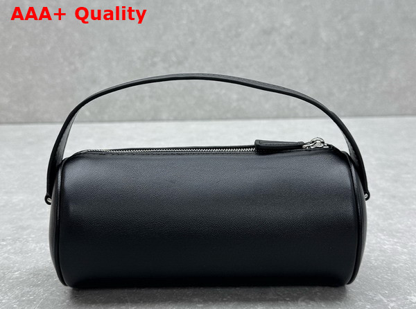 The Row Round 90s Bag in Black Leather Replica