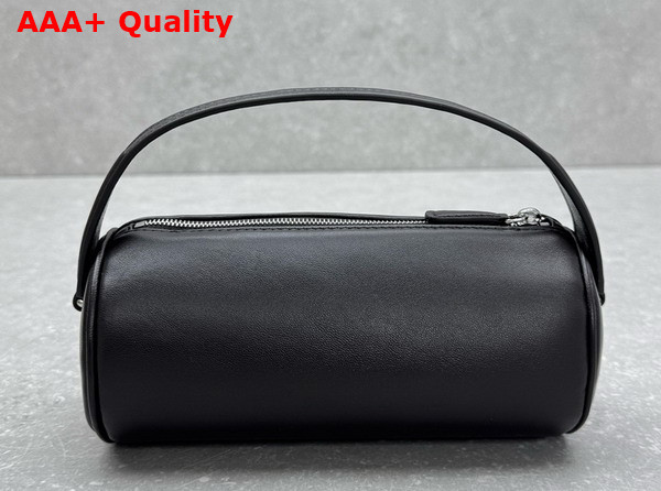 The Row Round 90s Bag in Deep Brown Leather Replica