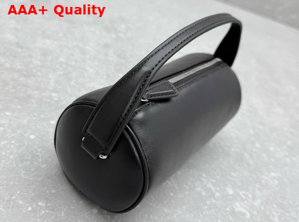 The Row Round 90s Bag in Deep Brown Leather Replica