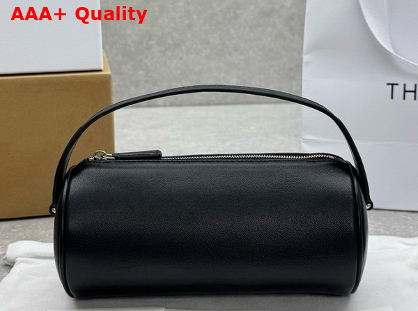 The Row Round 90s Bag in Deep Brown Leather Replica