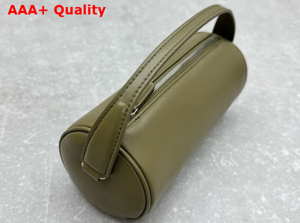 The Row Round 90s Bag in Sage Leather Replica