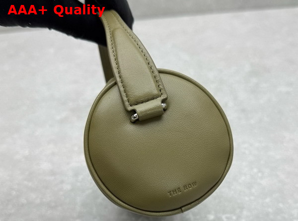 The Row Round 90s Bag in Sage Leather Replica