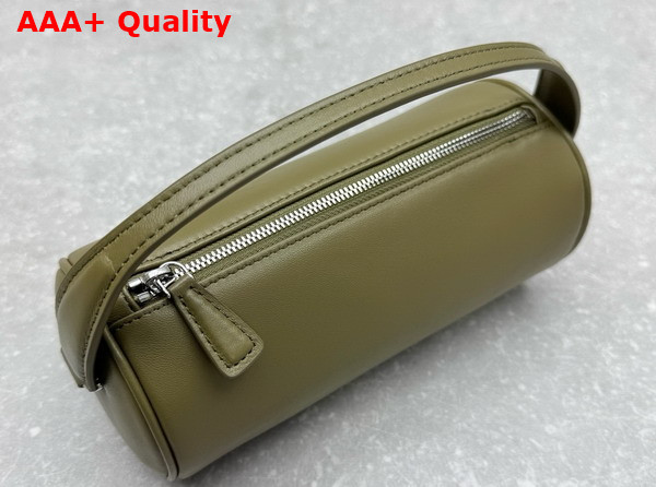 The Row Round 90s Bag in Sage Leather Replica