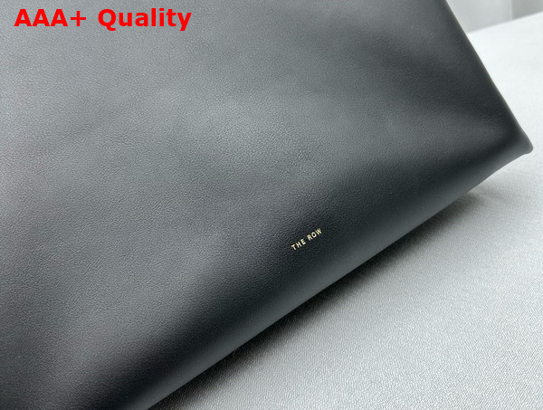 The Row Sienna Shoulder Bag in Black Leather Replica