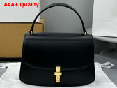 The Row Sofia 8 75 Bag in Black Leather Replica