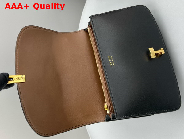 The Row Sofia 8 75 Bag in Black Leather Replica