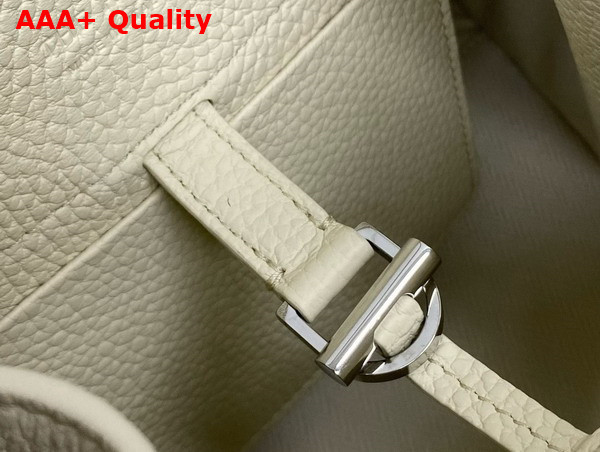 The Row Soft Margaux 10 Bag in Ivory Grained Calfskin Leather Replica