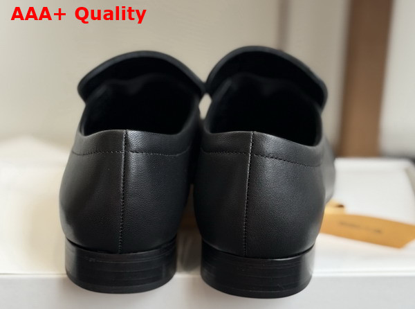 The Row Soft Mocassin Two Black Soft Nappa Leather Replica