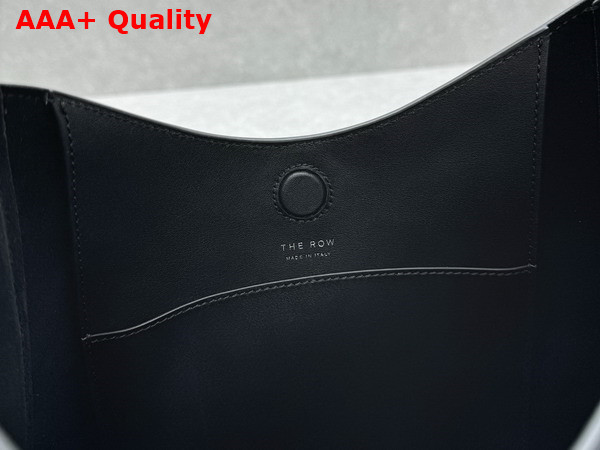 The Row Symmetric Tote in Black Leather Replica
