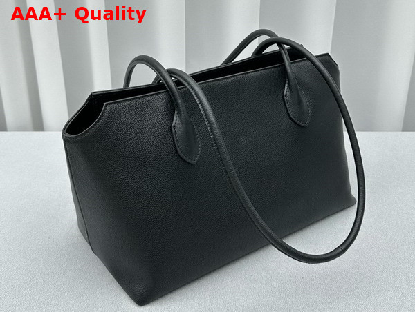 The Row Terrasse Bag in Black Leather Replica