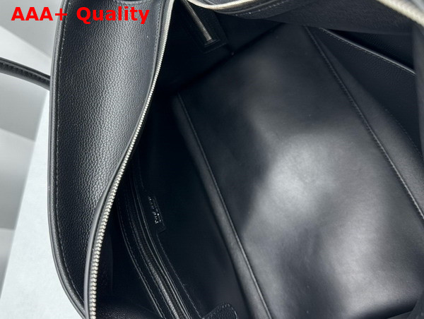 The Row Terrasse Bag in Black Leather Replica