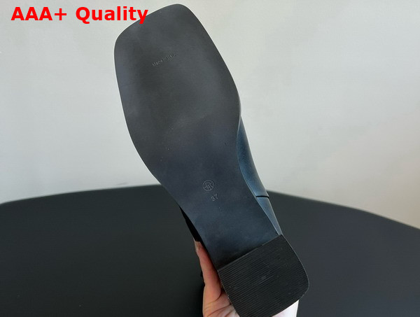 The Row Zippy Boot in Black Leather Replica